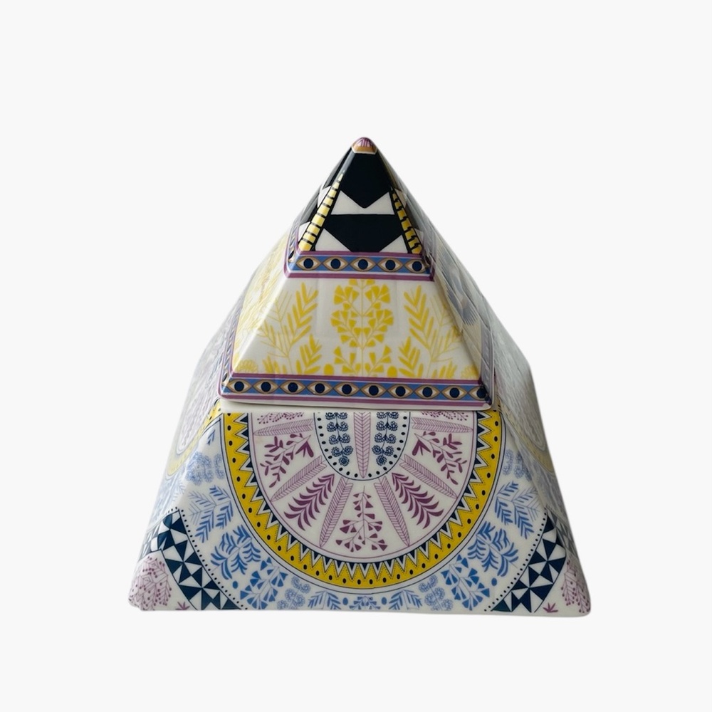 Anthropologies Mara Hoffman Ceramic Candle Holder Eye-catching Home Decor - Picture 2 of 13
